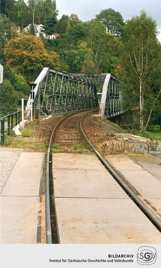 Eisenbahnbrücke im Olbernhauer Ortsteil Grünthal