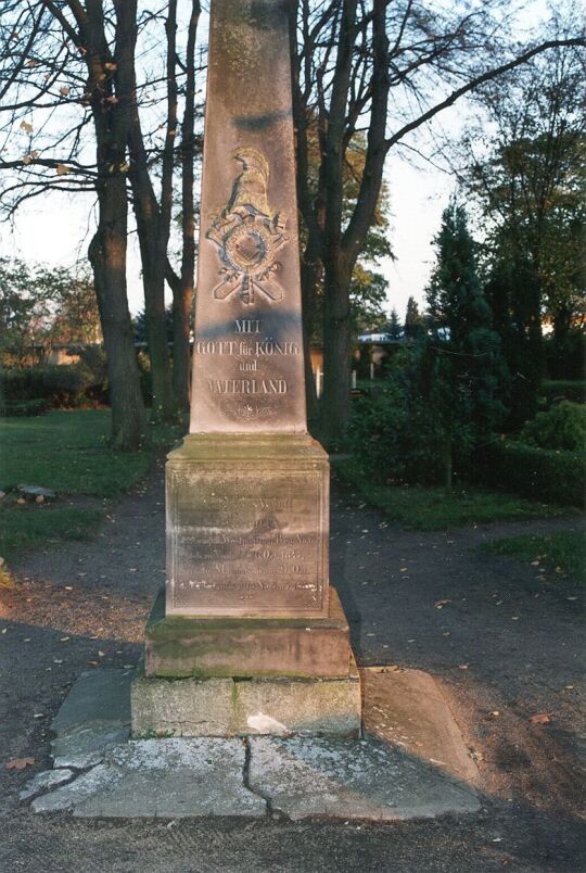Kriegerdenkmal auf dem Nieskyer Friedhof