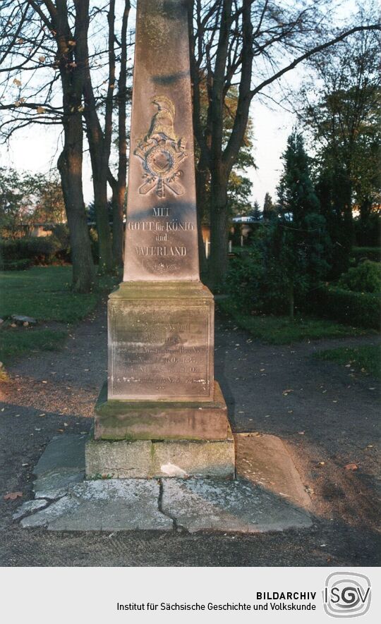 Kriegerdenkmal auf dem Nieskyer Friedhof