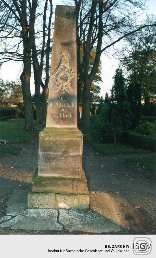 Kriegerdenkmal auf dem Nieskyer Friedhof