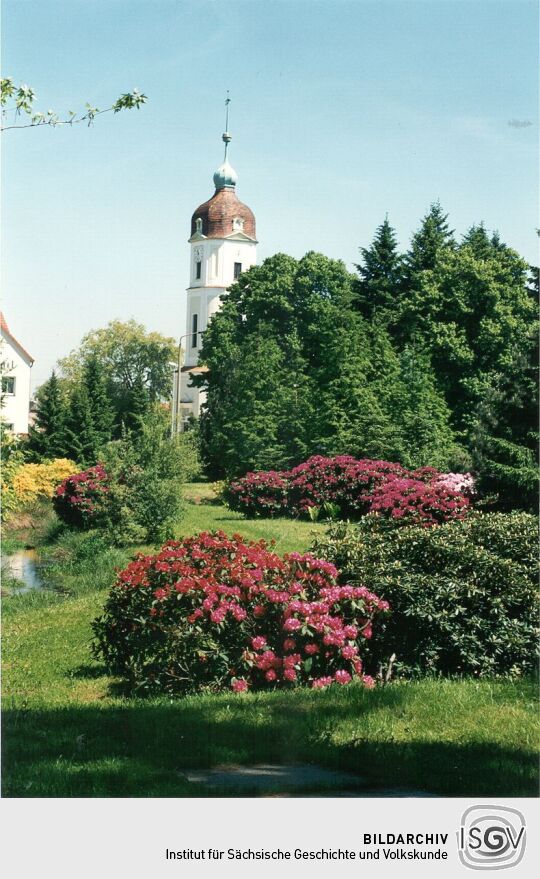 Blick zur Gablenzer Kirche