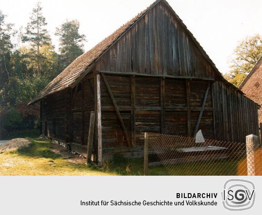 Schrotholzscheune in Heide