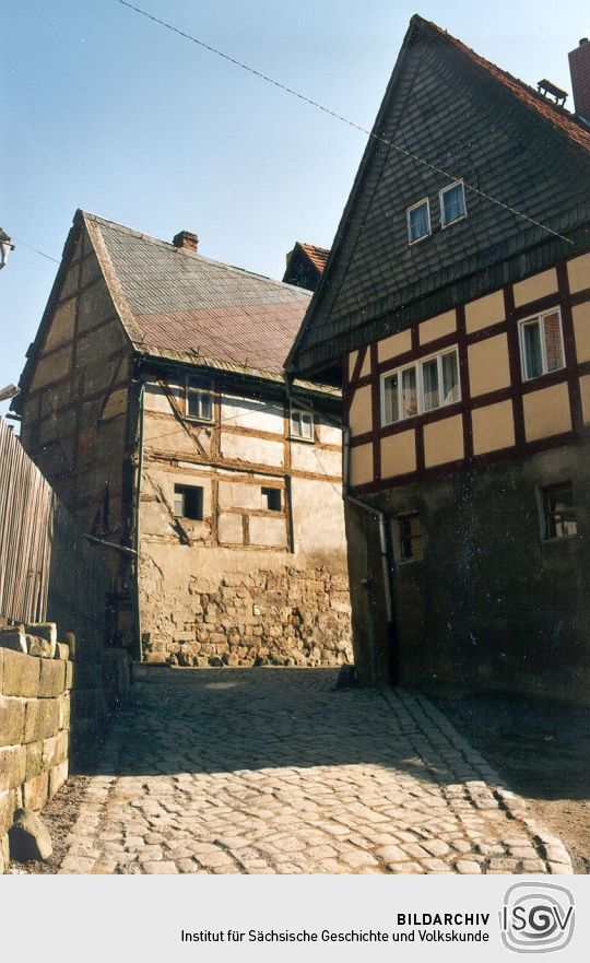 Wohnhäuser in Hohnstein