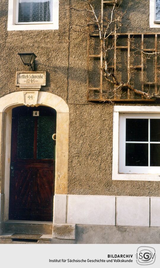 Eingangsbereich eines Wohnhauses in Liebstadt