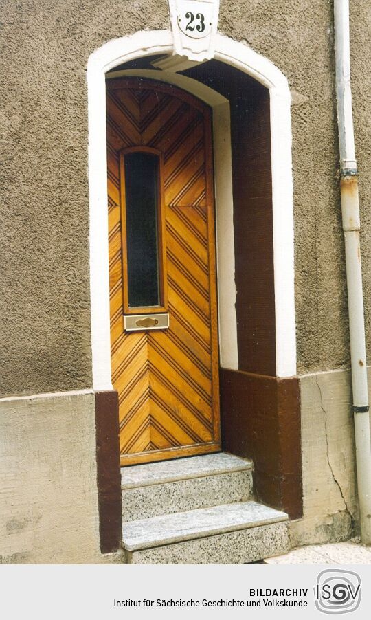 Eingangsbereich eines Wohnhauses in Dohna