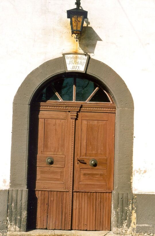 Eingangstür zur Kirche in Breitenau