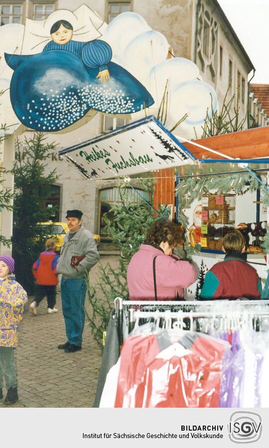 Weihnachtsmarkt 1993 in Pirna