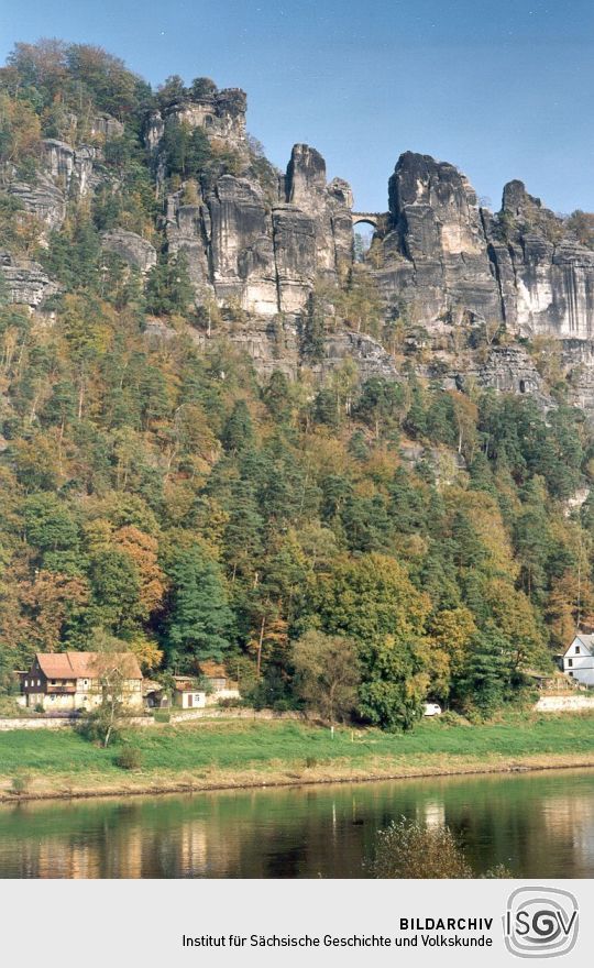 Blick zur Bastei