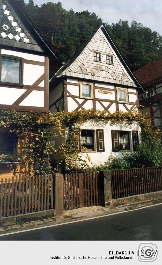 Sieben Brüder Häuser in Postelwitz
