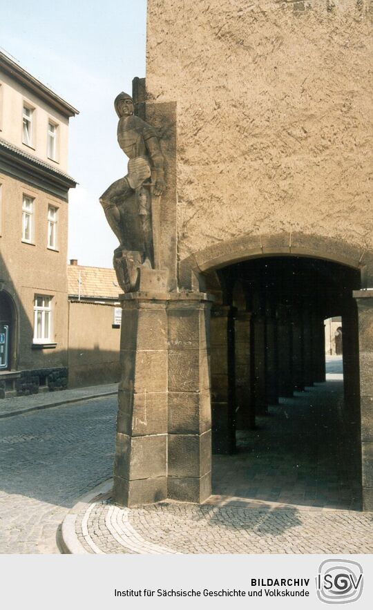 Laubengang am Ratskeller in Dohna