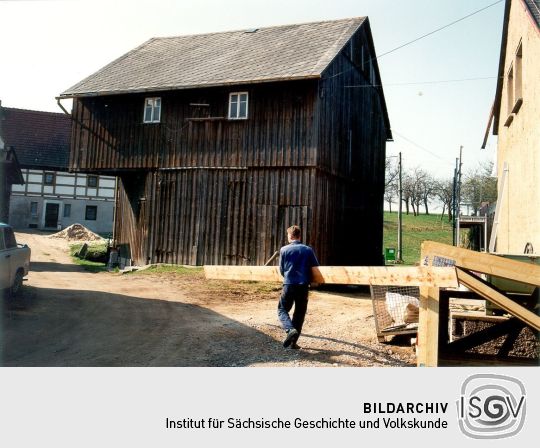 Scheune mit zurückgesetzter Ecke in Lauterbach