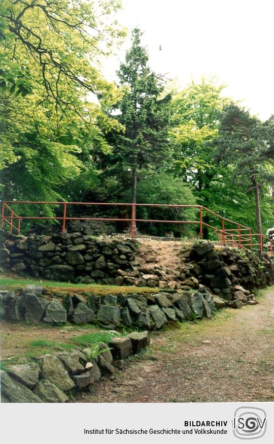 Freiterrassen vor der Bergwirtschaft Borsberg