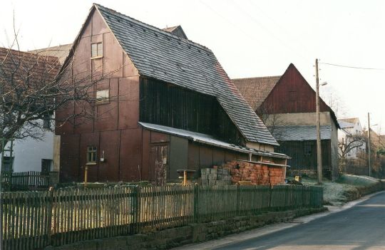 Scheune mit kleinem Schuppen in Dorf Wehlen