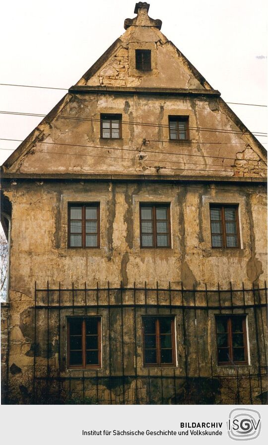 Giebel eines Wohnhauses in Golberode