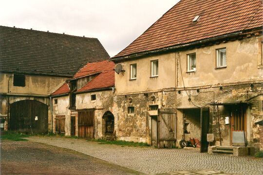 Hof eines Bauernhofes in Golberode