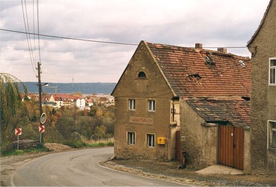 Blick zum ehemaligen Gasthof in Golberode