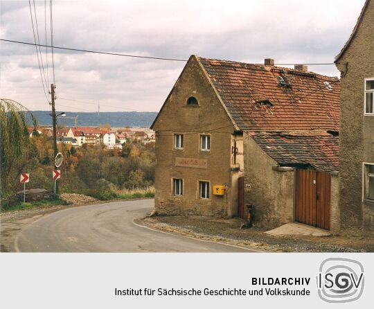 Blick zum ehemaligen Gasthof in Golberode