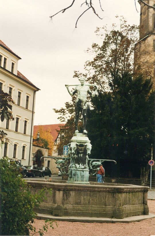 Brunnen auf dem Markt in Dohna