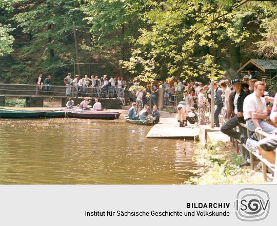 Zu Himmelfahrt am Amselsee in Rathen