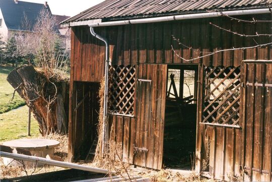 Holzschuppen in Göppersdorf