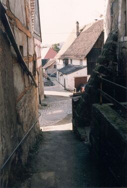 Bild: Gasse in Hohnstein