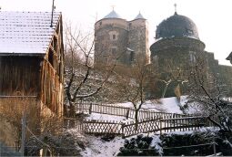Bild: Blick zur Burg in Stolpen