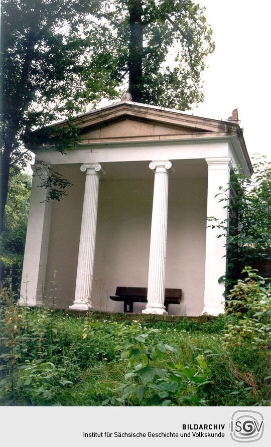 Gartentempel im Park des Rittergutes von Dittersbach