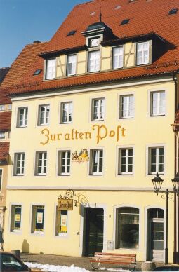 Bild: Geschäftshaus am Markt in Stolpen