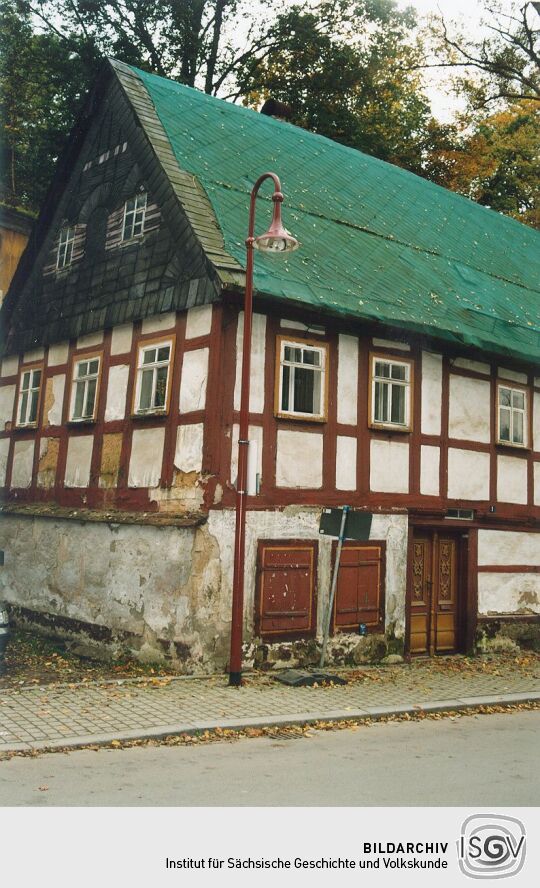 Fachwerkhaus in Sebnitz