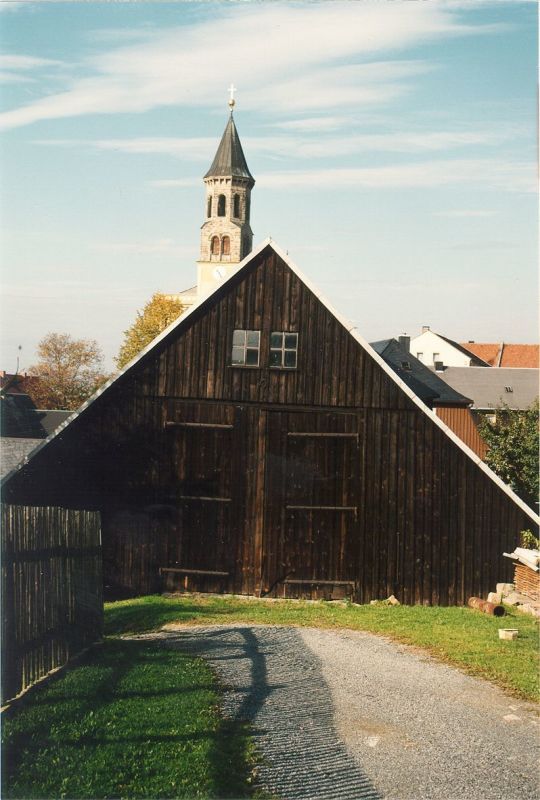 Scheuneneinfahrt in Saupsdorf