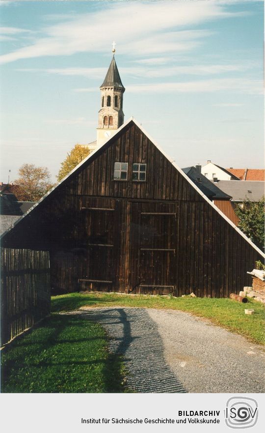 Scheuneneinfahrt in Saupsdorf