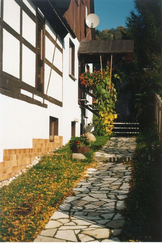 Hauseingang in Saupsdorf