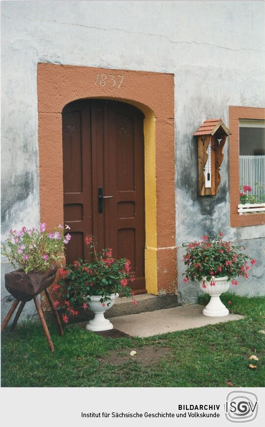 Haustür in Langburkersdorf