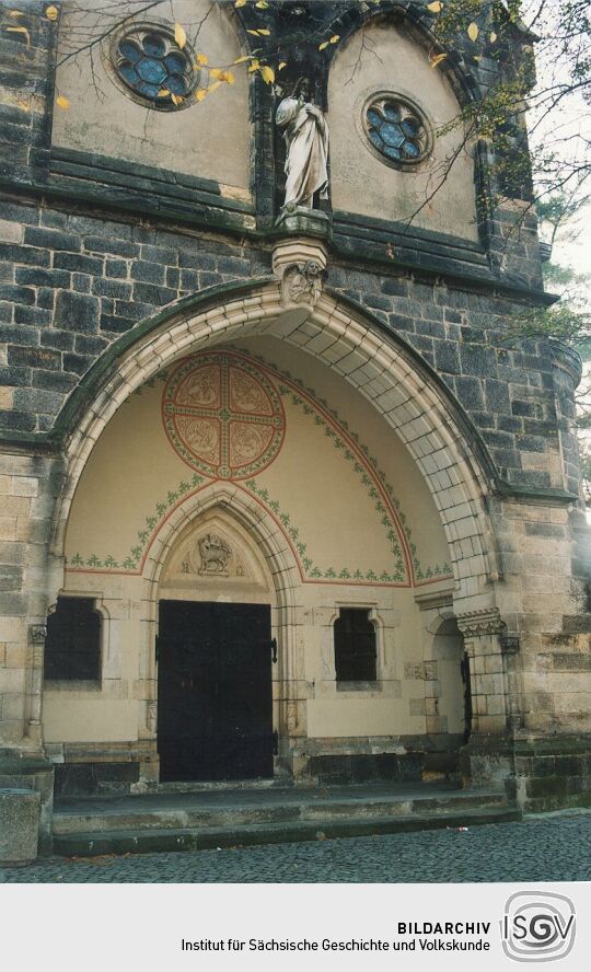Kircheneingang in Neustadt