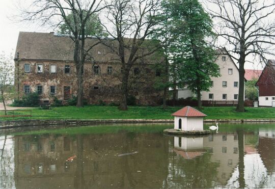 Dorfteich und Bauernhof in Borsberg