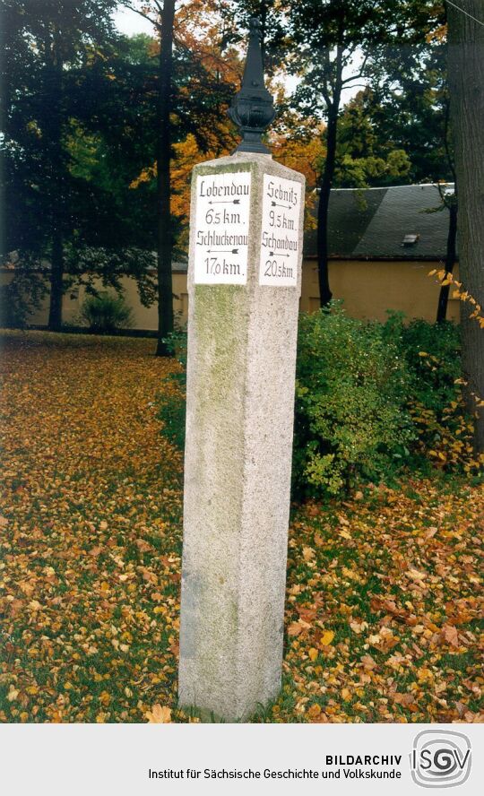Entfernungssäule in Lauterbach