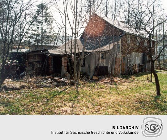 Wohnhaus mit Schuppenanbau in Polenz