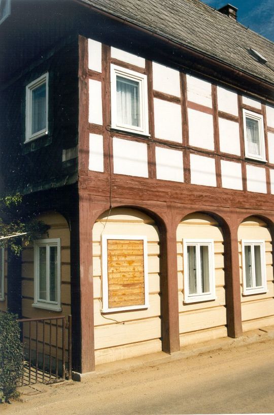 Umgebindehaus in der Hauptstrasse 4 in Ottendorf