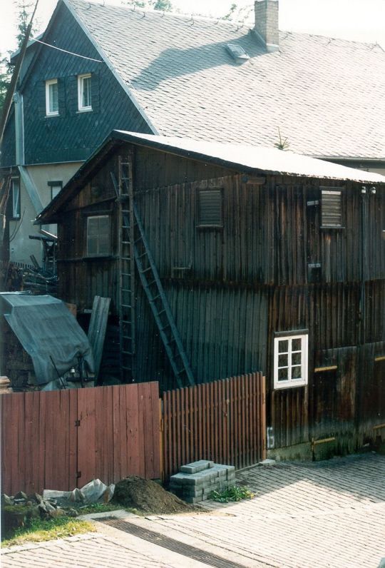 Schuppen im Hinterhermsdorfer Dorfbachweg 3