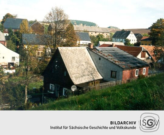Blick auf die Hinterhermsdorfer Mittelgasse