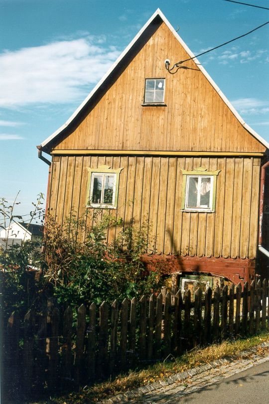 Umgebindehaus in der Saupsdorfer Schulstrasse