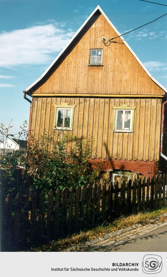 Umgebindehaus in der Saupsdorfer Schulstrasse