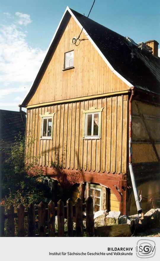 Umgebindehaus in der Saupsdorfer Schulstrasse