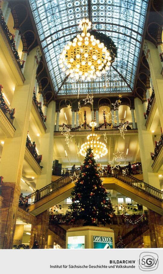 Kaufhaus in Görlitz zur Adventszeit