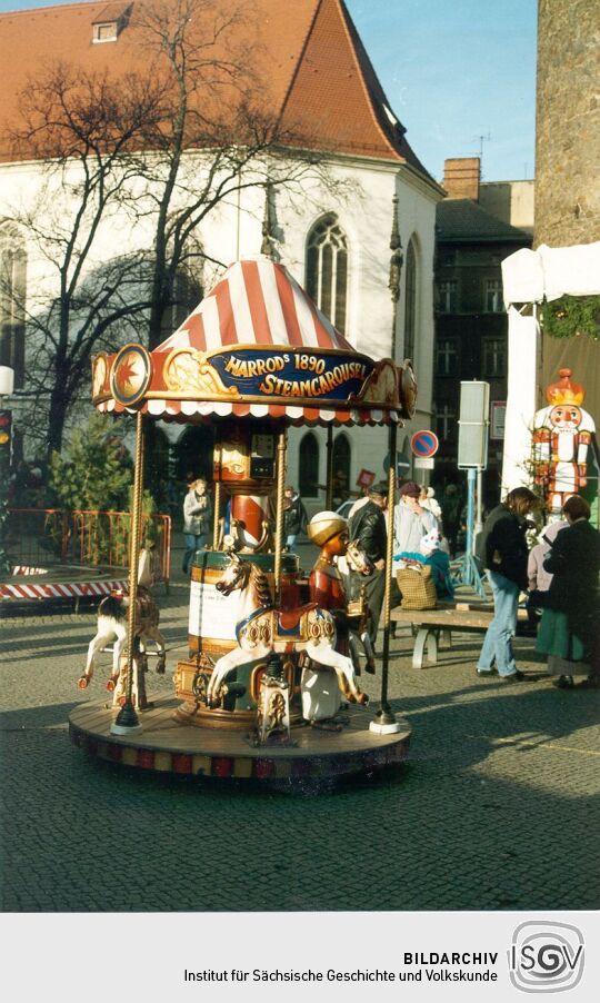 Kinderkarussell auf dem Görlitzer Weihnachtsmarkt