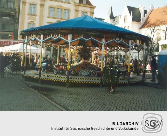 Kinderkarussell auf dem Görlitzer Weihnachtsmarkt