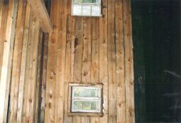 Bild: Schrotholzhaus im Freilandmuseum