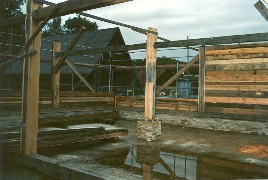 Durchgangsscheune von Alttiebel im Freilandmuseum