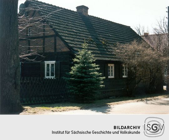 Schrotholzhaus in Mühlrose