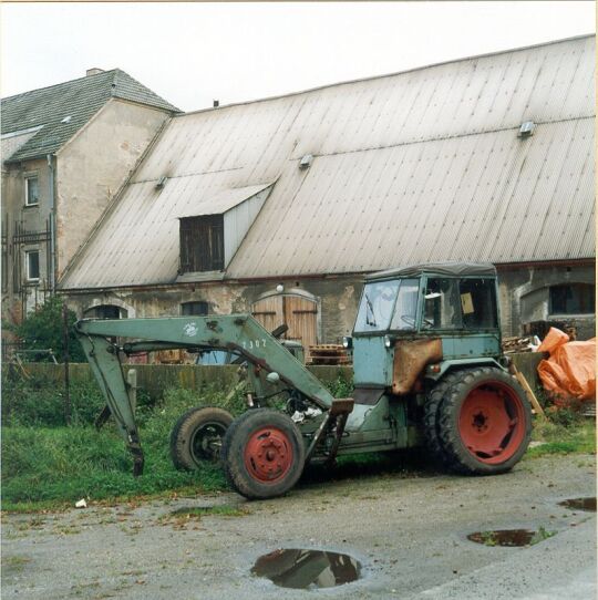 Traktor in Spree